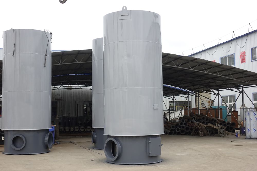 LRF vertical biomass hot air furnace