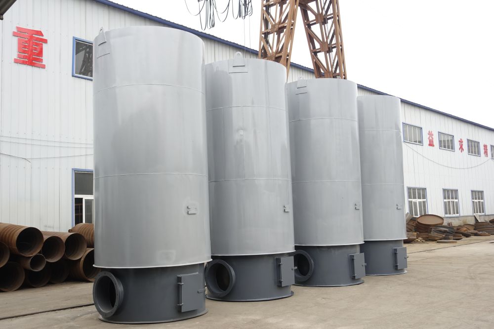 LRF vertical biomass hot air furnace