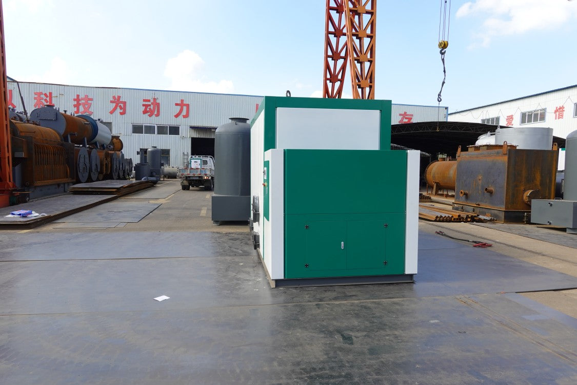 New horizontal biomass hot water boiler