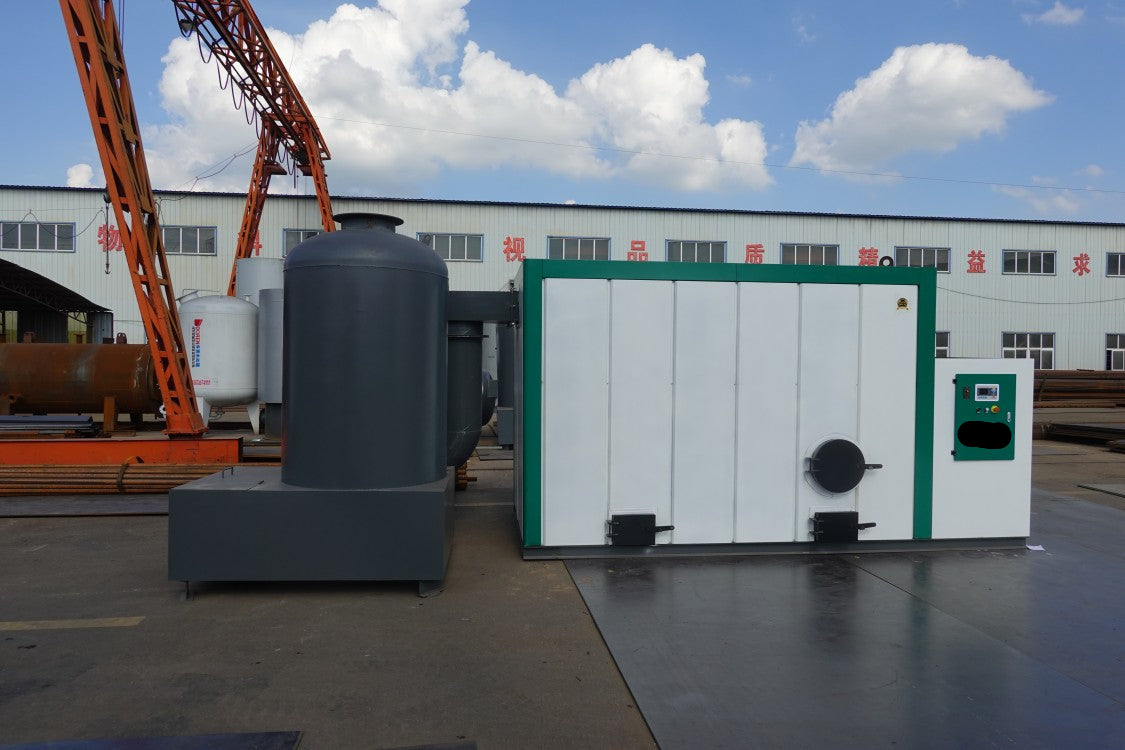 New horizontal biomass hot water boiler