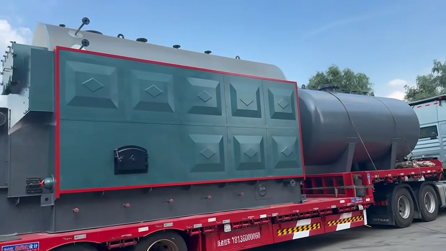 6 TPH biomass chain grate steam boiler shipment for food processing in Pakistan