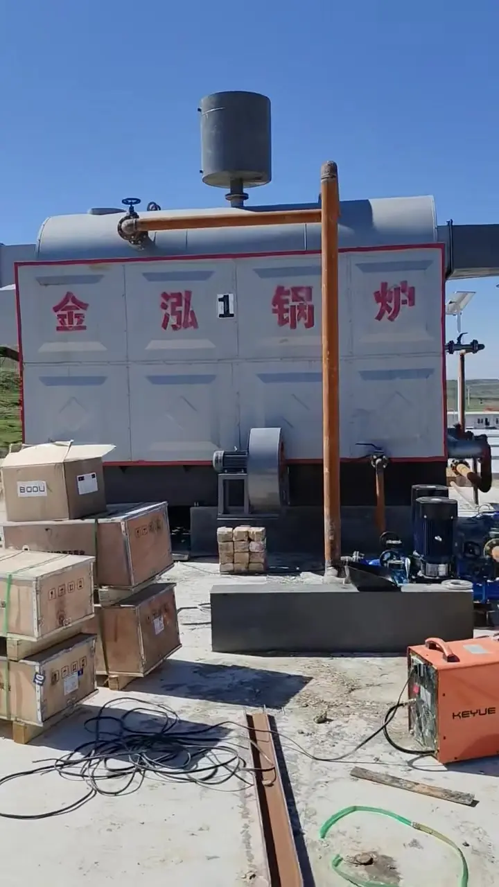 Boiler and feedwater equipment at Uzbekistan oilseed processing plant